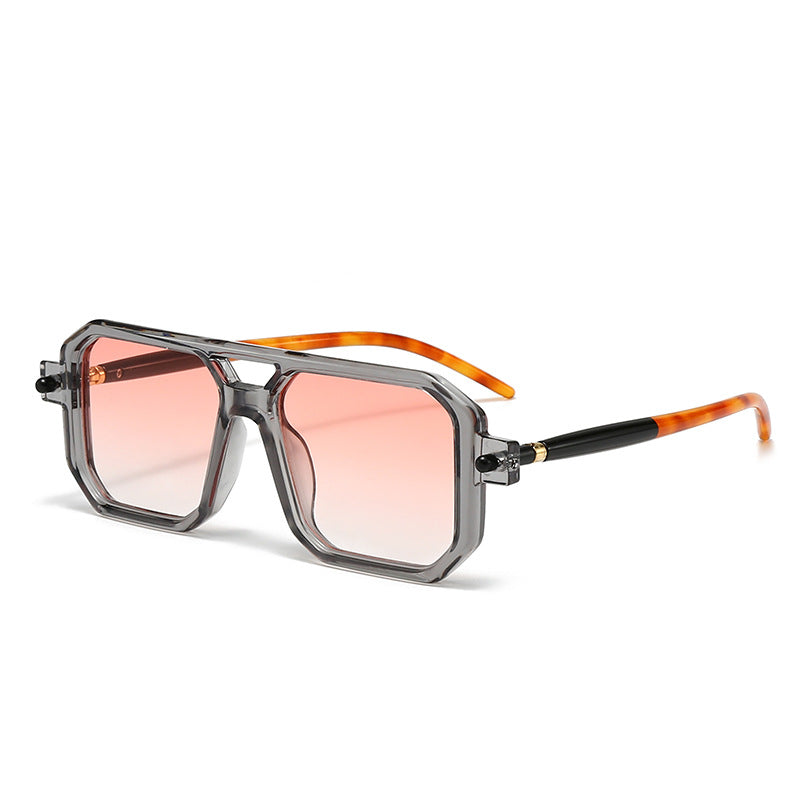 Damen oversized rechteckige Brille Karnz