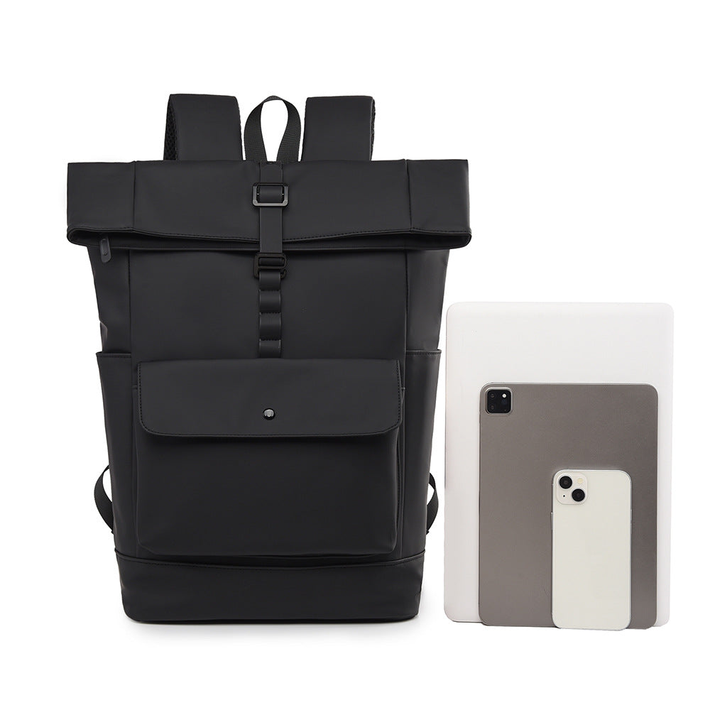 Moderner Rolltop-Rucksack mit Wasserfestem Material und Sicherheitsverschluss Karnz