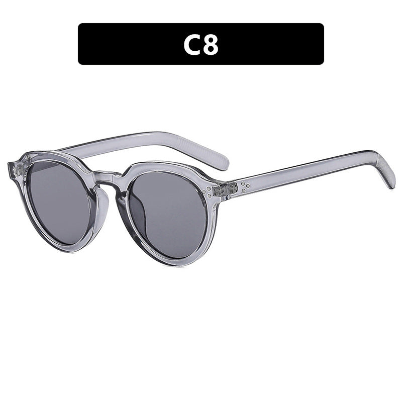 Damen stilvolle runde Brille Karnz