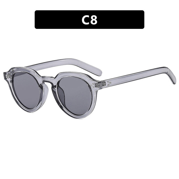 Damen stilvolle runde Brille Karnz