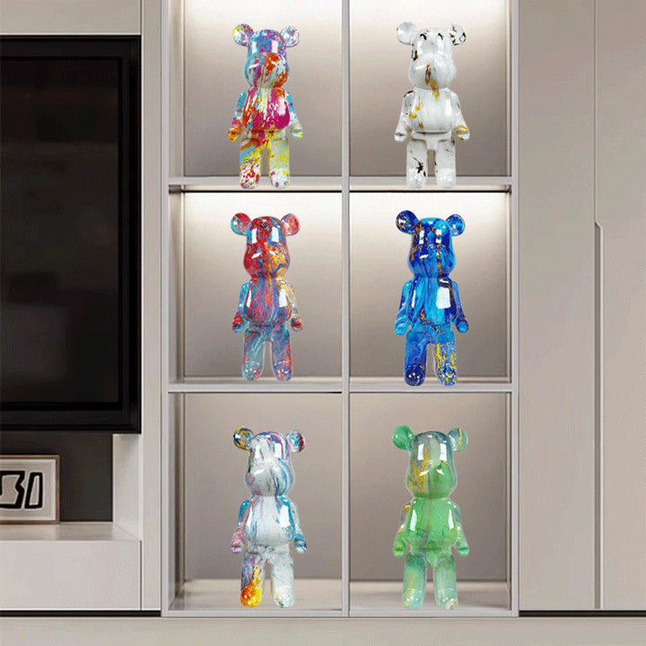 Abstrakte Kunst Bärenfigur für die Hausdekoration