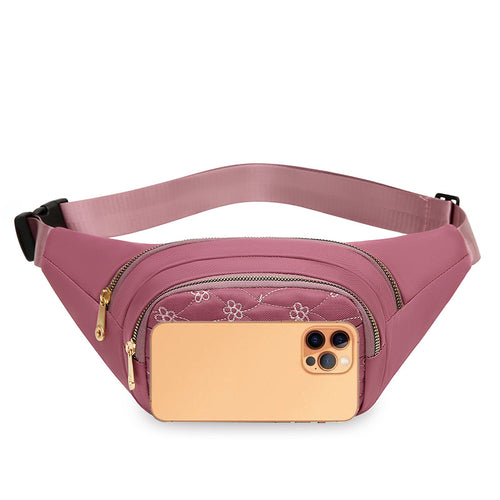 Elegante floral designte Gürteltasche Karnz
