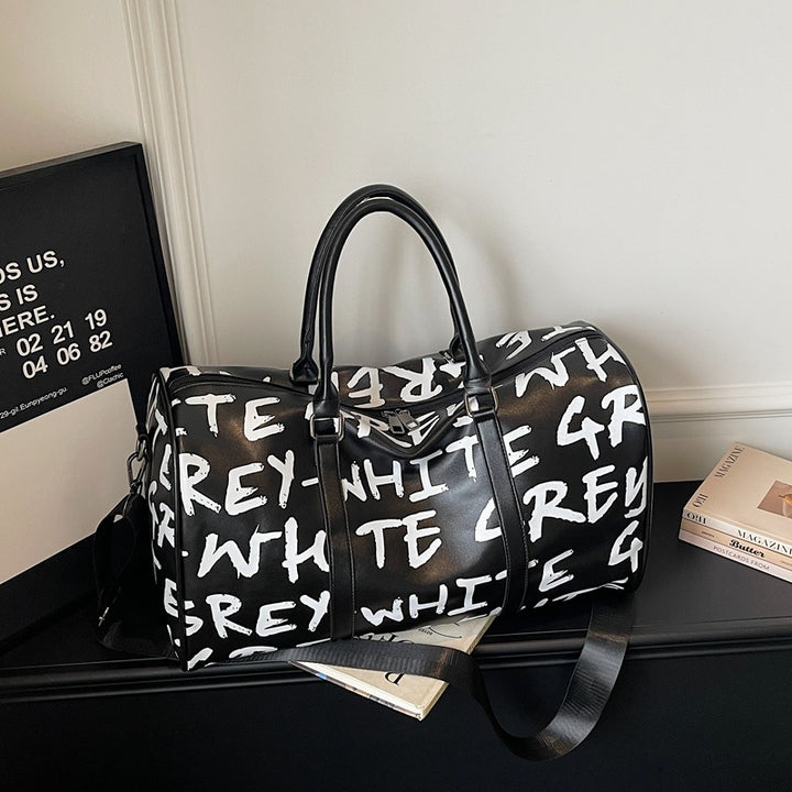 Stylischer Grafikdruck Duffelbag Karnz