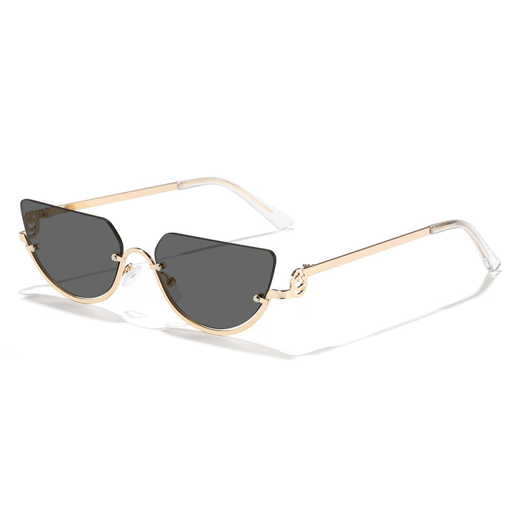 Damen Design-Sonnenbrille mit innovativem Cat-Eye-Rahmen Karnz