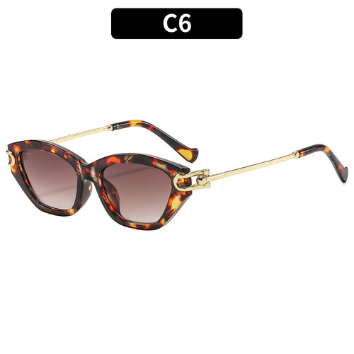Geometrische Katzenaugen-Sonnenbrille