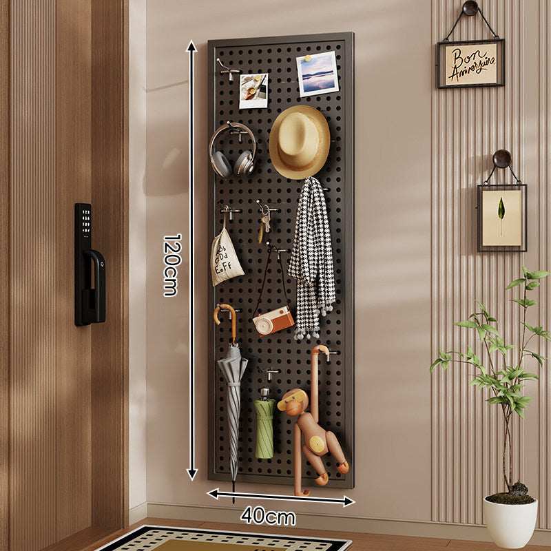 Wandanag perforiertes Lochboard-Organizer-Panel Großes Quadrat mit modularen Haken und Zubehör