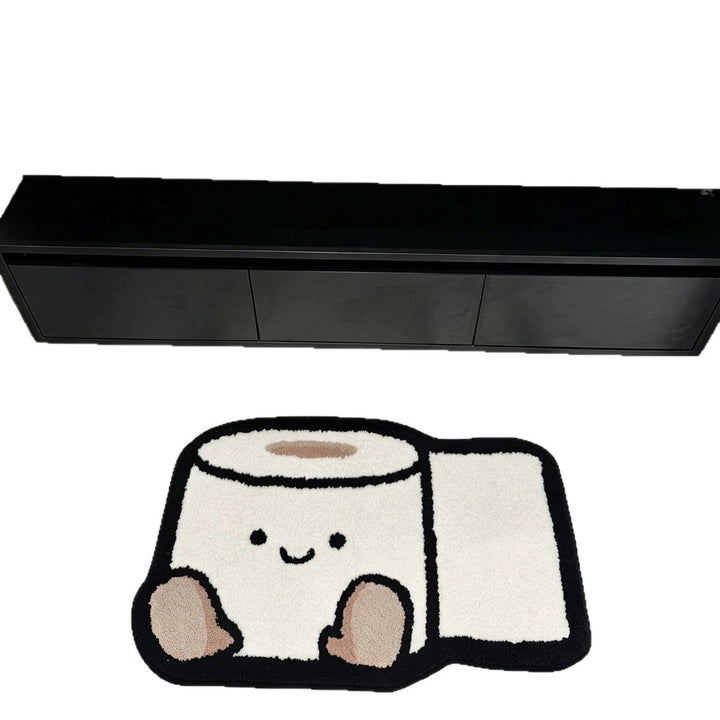 Plüsch Anti-Rutsch Cartoon Toilettenpapier Badewanne Matte