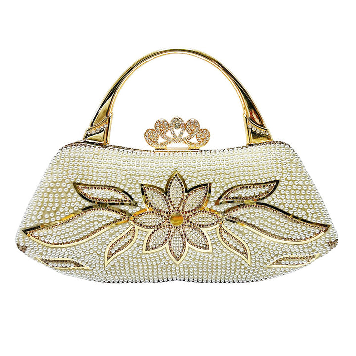 Luxuriöse Perlenabende Handtasche