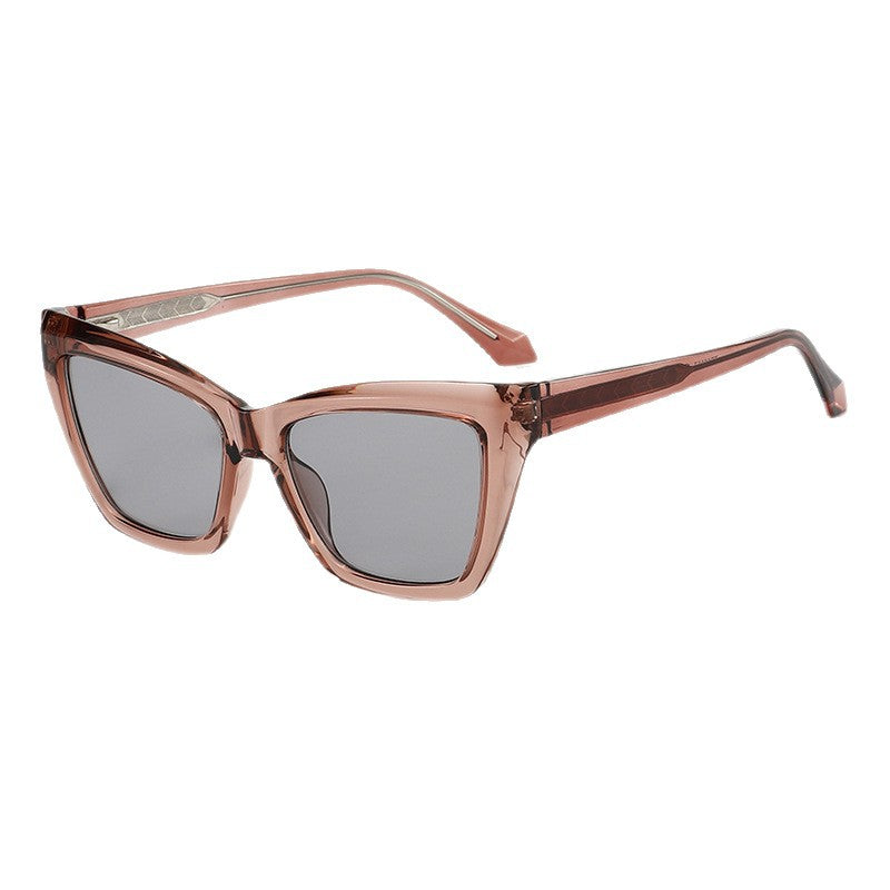 Damen trendige Oversized-Sonnenbrille Karnz