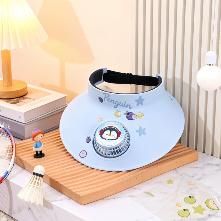 Unisex Kühlendes Handventilator-Hut Karnz