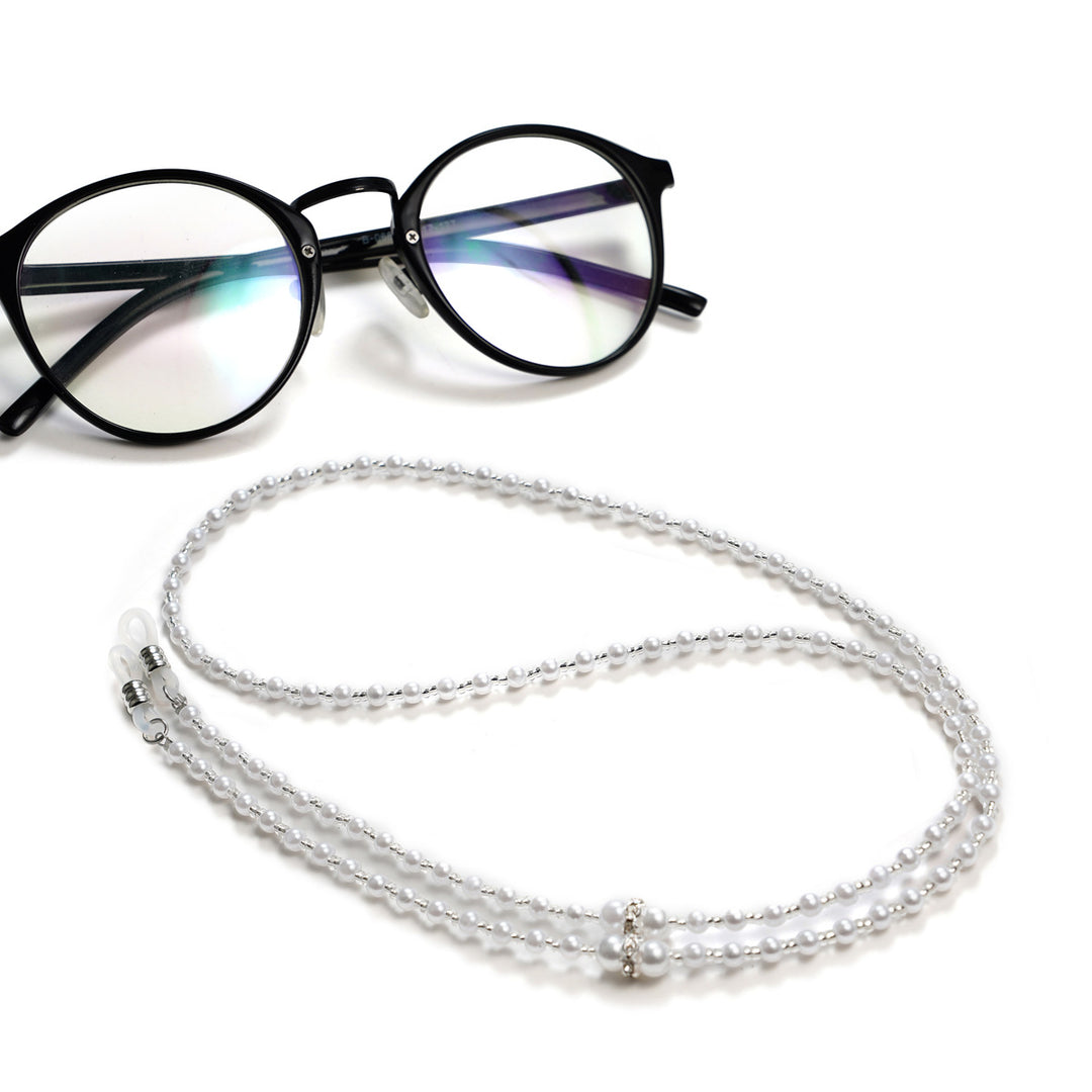 Elegante Dual-Layer Brillen Kette Karnz