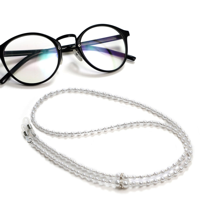 Elegante Dual-Layer Brillen Kette Karnz