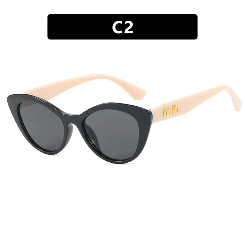 Damen extravagante Cat-Eye Sonnenbrille mit schützendem UV-Filter Karnz