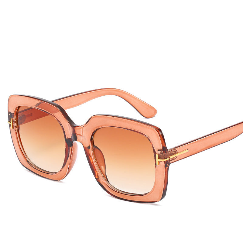 Oversized Mode Sonnenbrille mit verlaufenden Gläsern Karnz