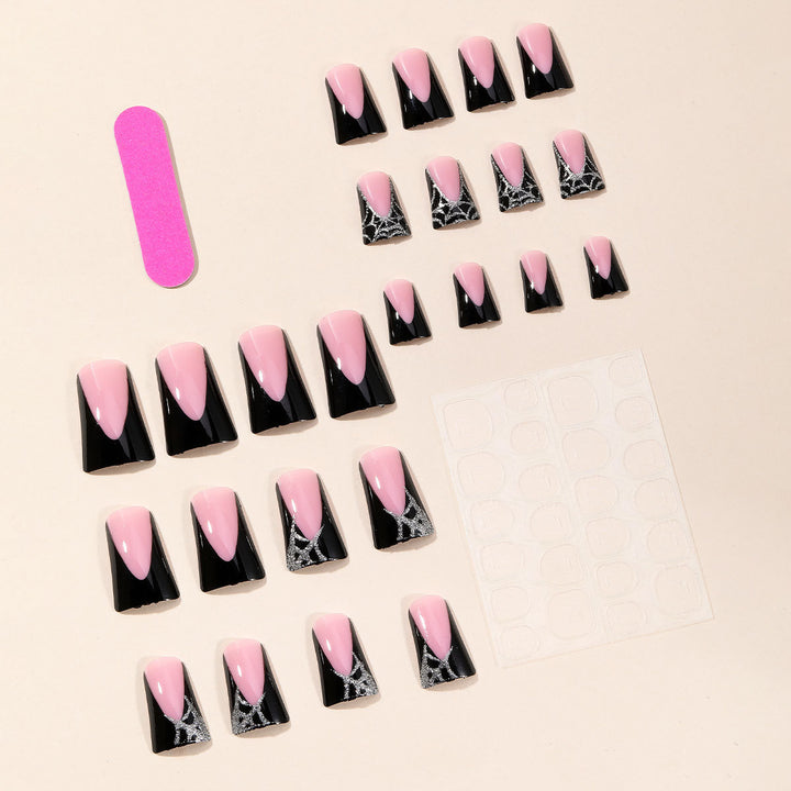 Gothic-inspirierte 3D-Acryl-Nagelkunst-Erweiterungen Karnz