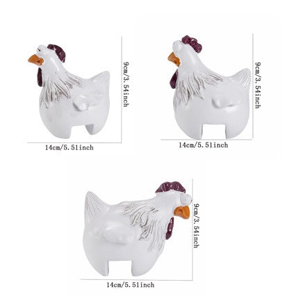 Dekorative Hühner Schmuckfigur Karnz
