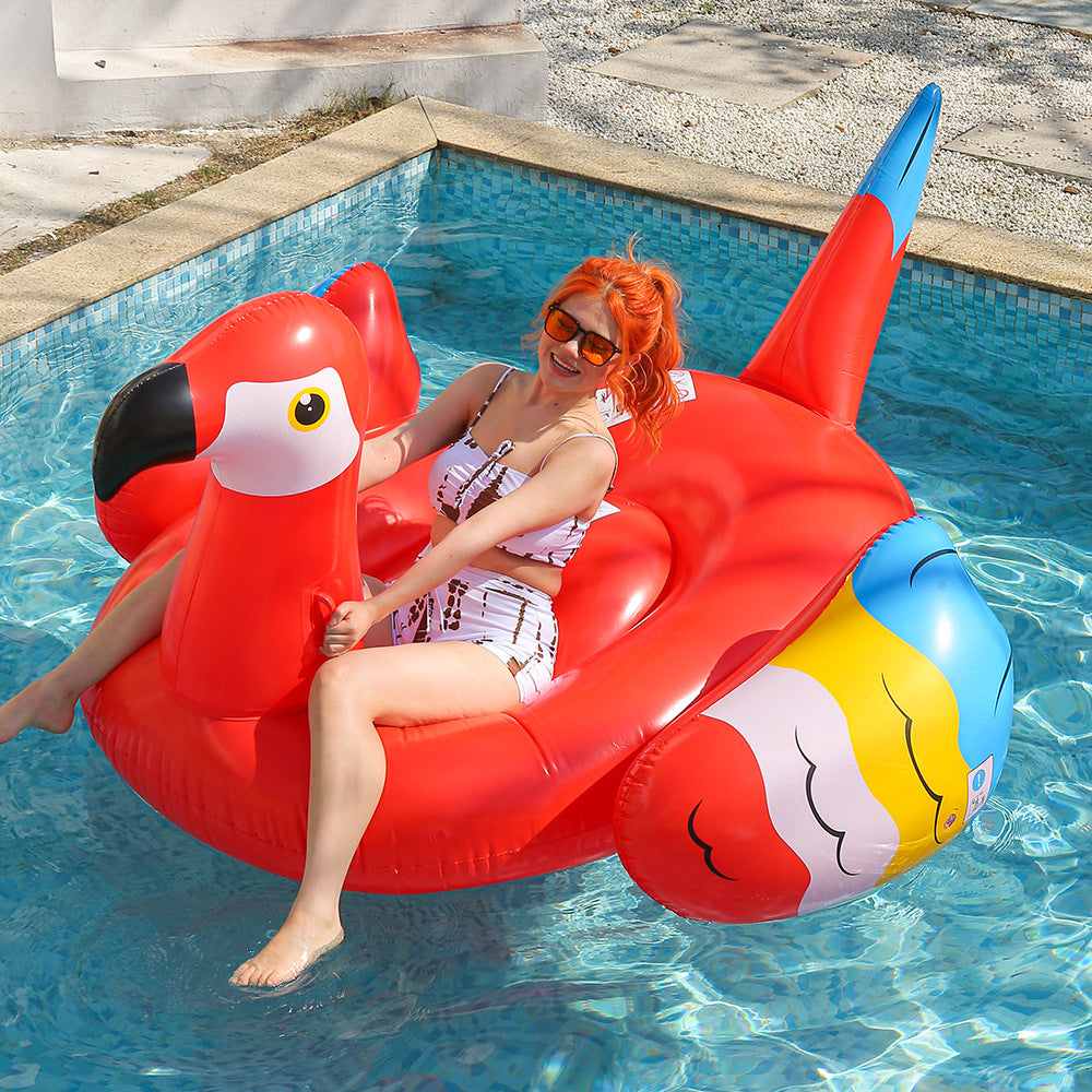 Damen Aufblasbare Flamingo-Schwimminsel Karnz
