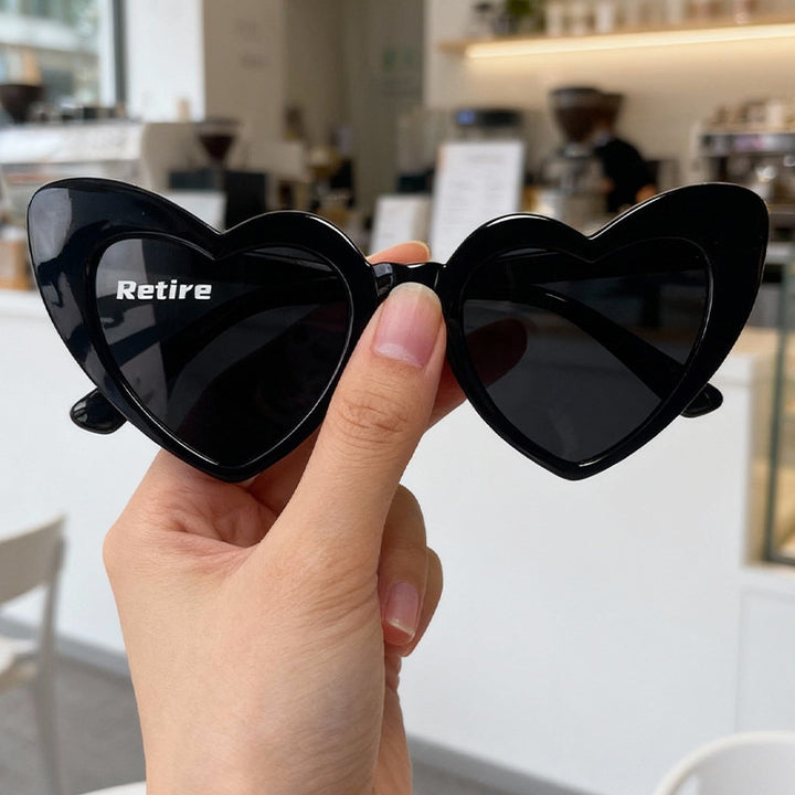 Stylische Herzrahmen-Sonnenbrille Karnz