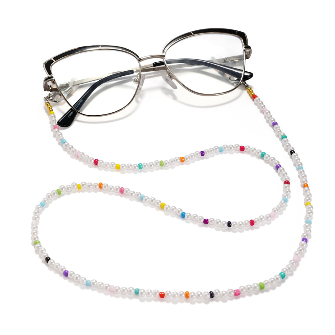 Farbenfroher Perlenbrillenhalter Karnz