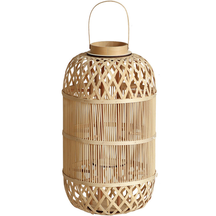 Stilvolle Rattan Laterne Karnz
