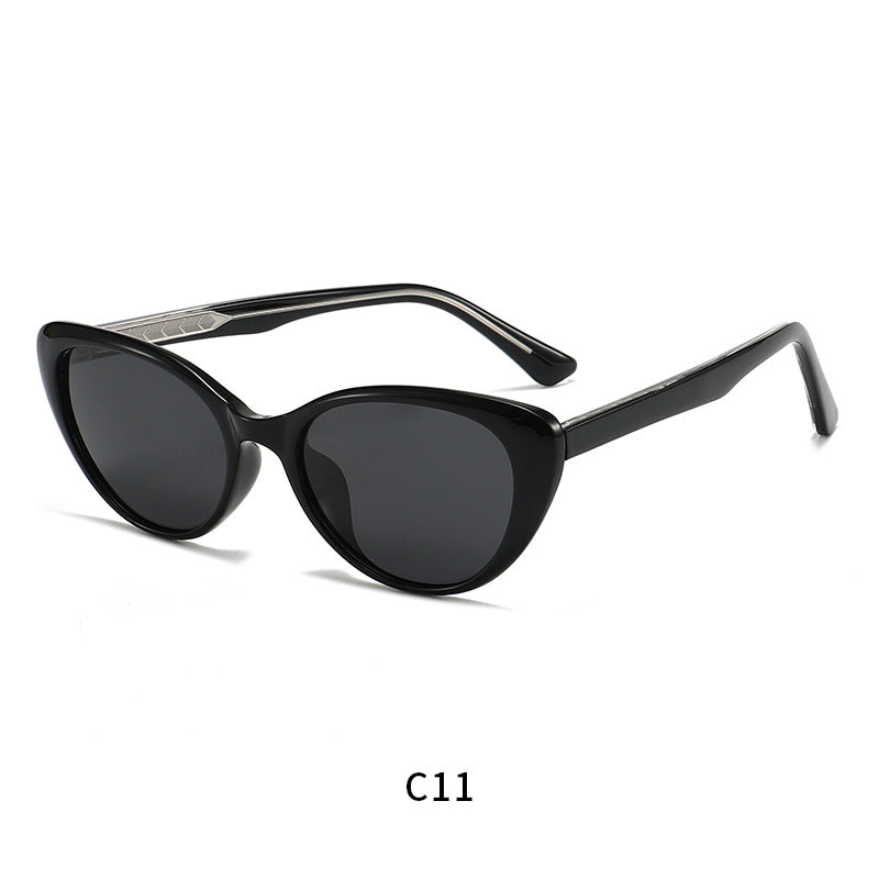 Damen Cat-Eye Sonnenbrille mit luxuriösen, getönten Gläsern und stilvollem Rahmen Karnz