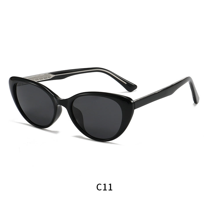Damen Cat-Eye Sonnenbrille mit luxuriösen, getönten Gläsern und stilvollem Rahmen Karnz