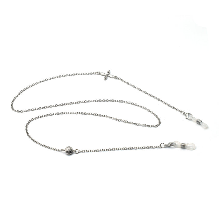 Premium Silber Geschichtete Brillen Kette Karnz
