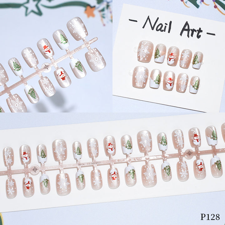 Urlaubs-Themen Press-On Nagelkunstset Karnz
