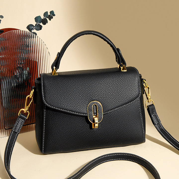 Elegante Strukturierte Top-Handle Handtasche Karnz