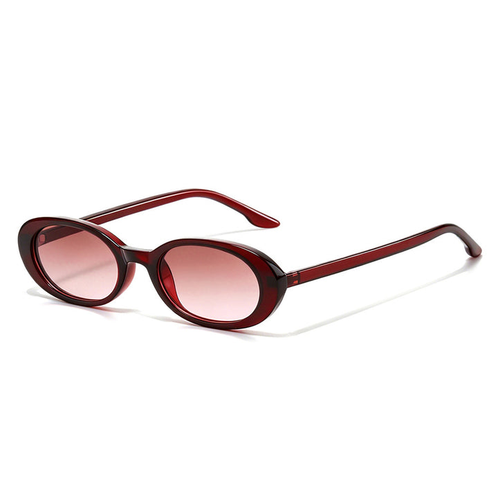 Vintage Oval Frame Sonnenbrille Karnz