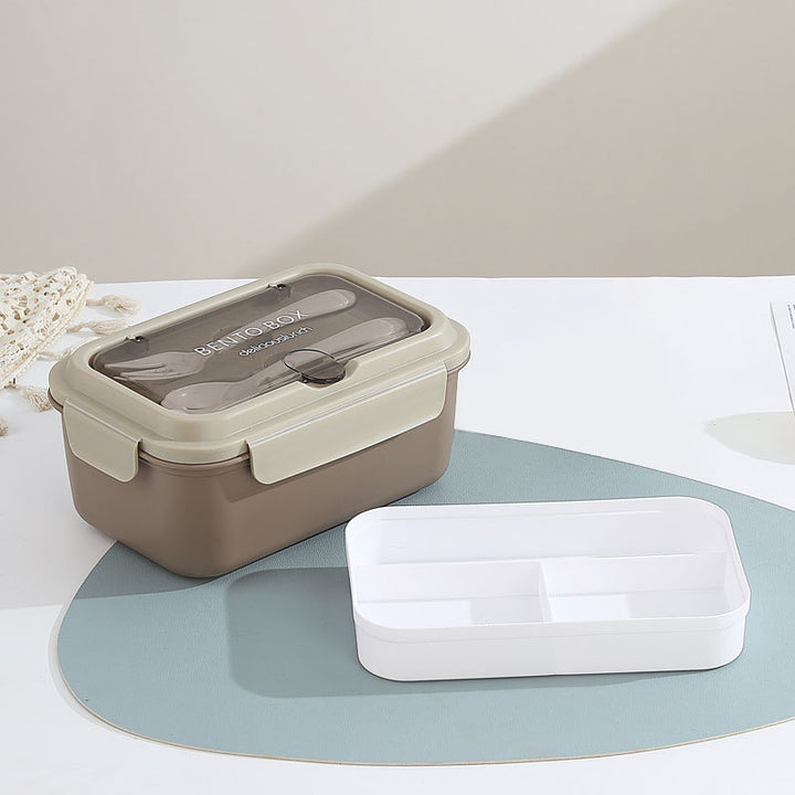 Luftdichte Bento-Lunchbox mit herausnehmbarem Trenner