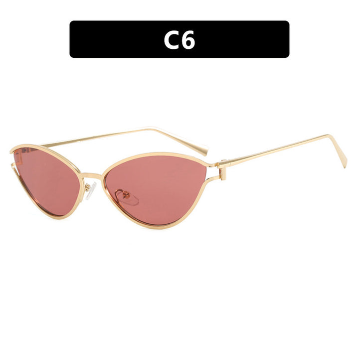 Damen Cat-Eye Sonnenbrille im eleganten Goldrahmen Karnz