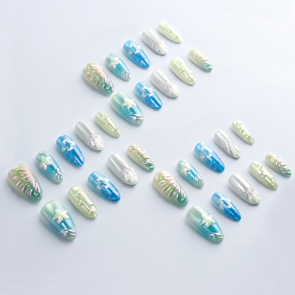 Künstlerische Gel-Nagelspitzen Karnz