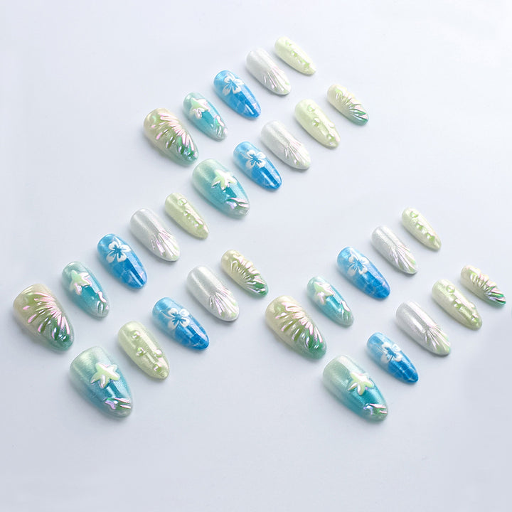 Künstlerische Gel-Nagelspitzen Karnz