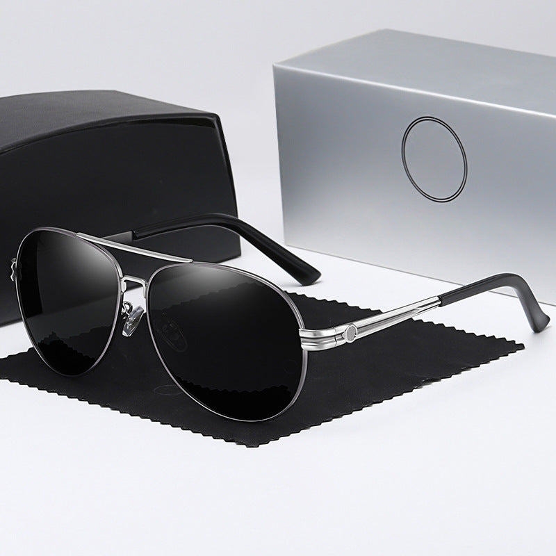 Damen elegante Sonnenbrille mit schmalem Rahmen und UV-Schutz Karnz