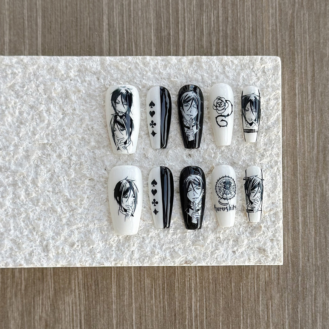 Themen Press-On Nagelkunst Set