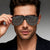Damen modische Herz-Sonnenbrille mit strassverziertem Rahmen Karnz