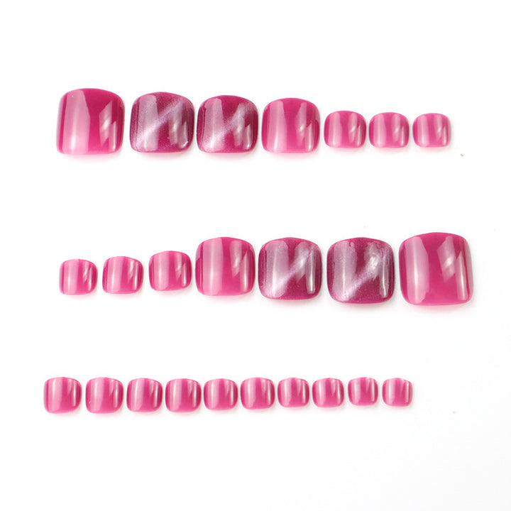 Premium Gel Press-On Zehennagel Set Karnz