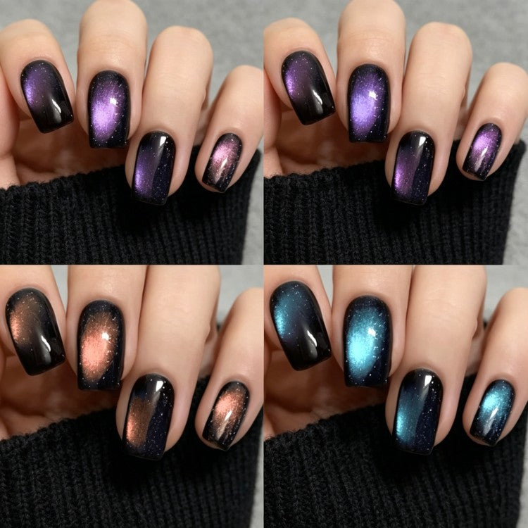 Magnetische Glitzer Press-On Nagel Set Karnz
