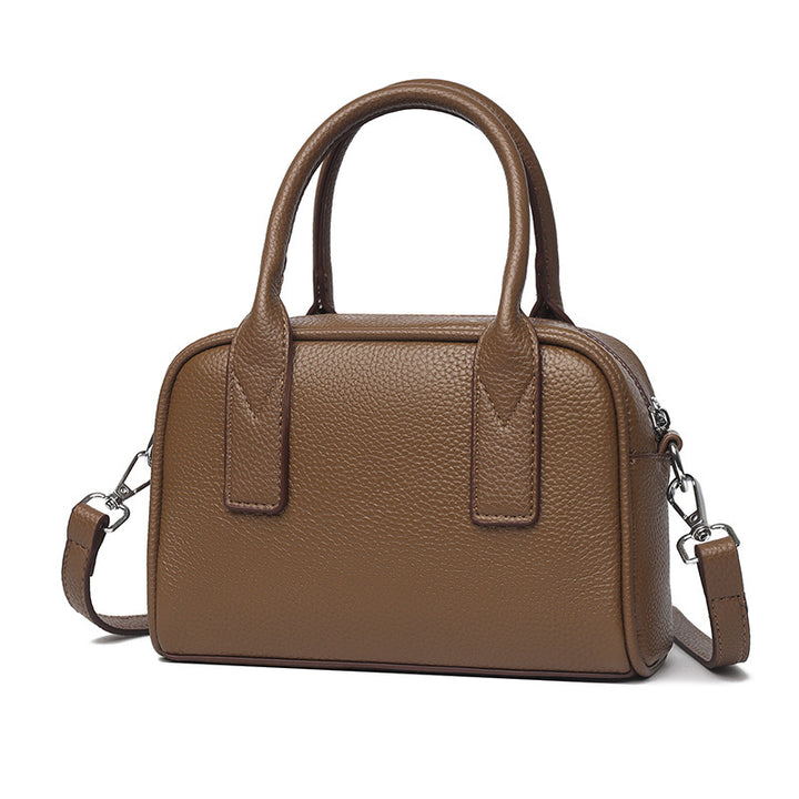 Texturiertes Leder Mini Handtasche Karnz