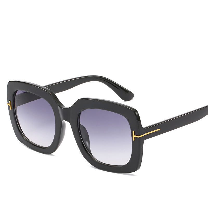 Oversized Mode Sonnenbrille mit verlaufenden Gläsern Karnz