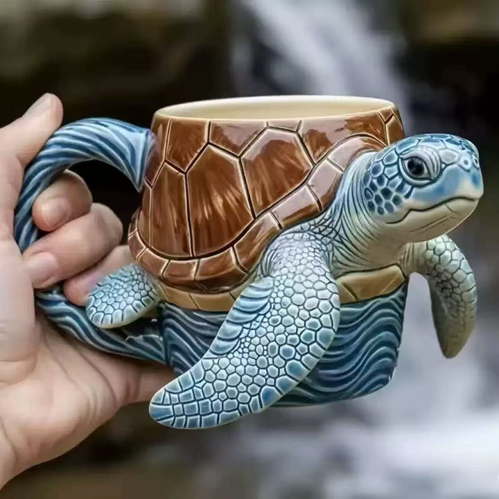 Kaffeetasse mit Schildkröten-Design Karnz
