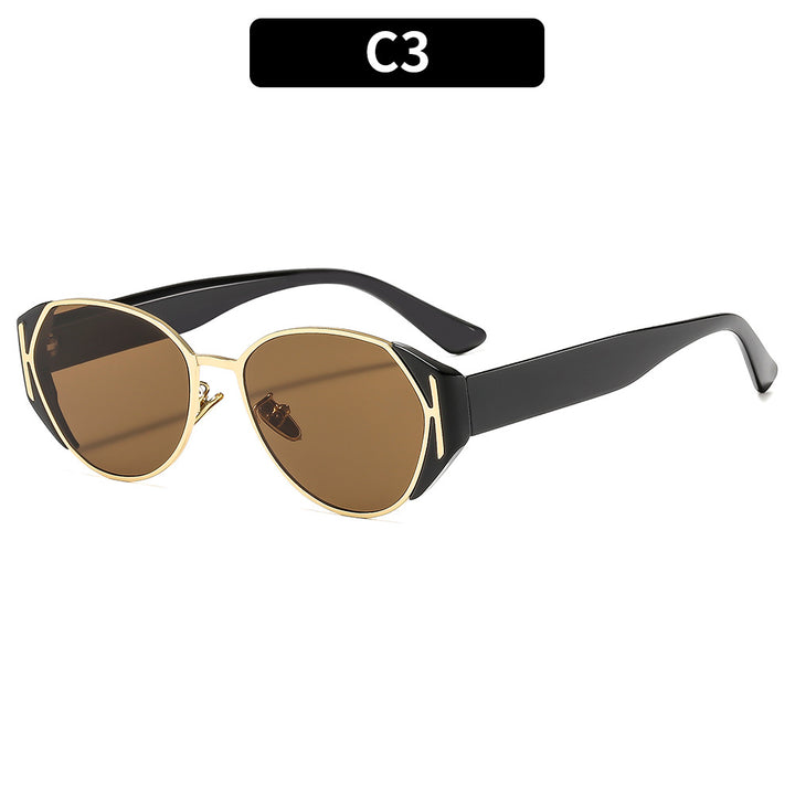 Modische eckige Cat-Eye-Sonnenbrille