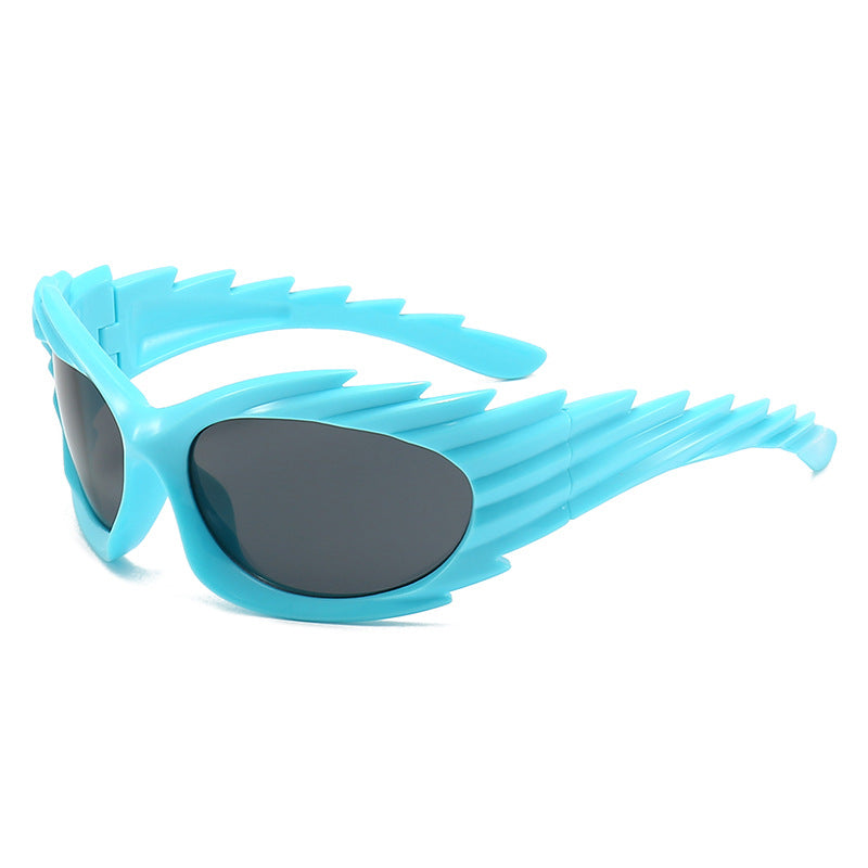 Damen sportliche und stylische Sportsonnenbrille mit innovativem Design Karnz