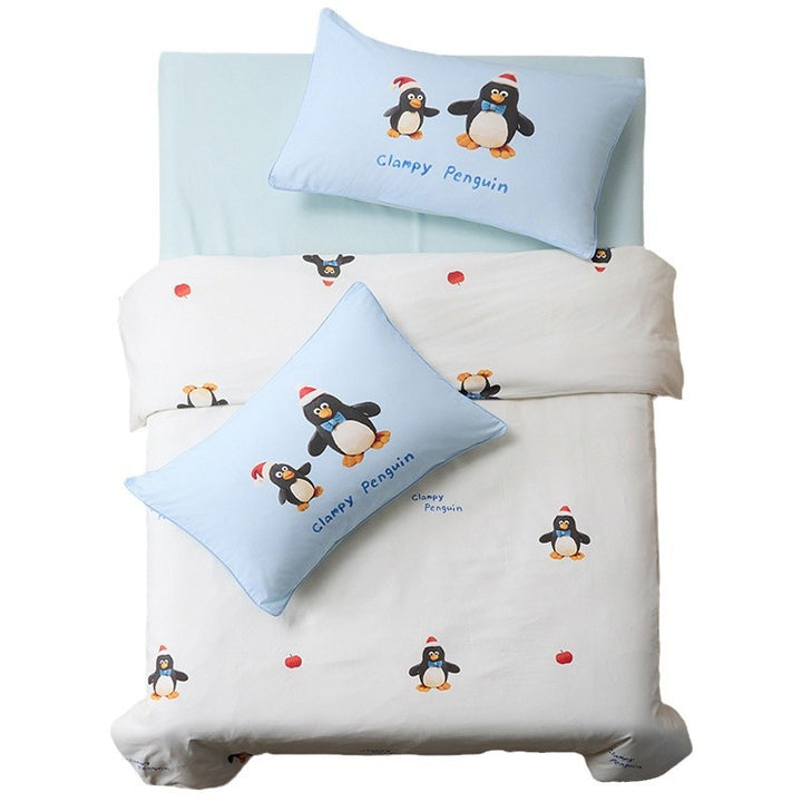 Kleinkind Baumwolle Percale Schaukelpferd Bettbezug Set mit Bettlaken und Kissenbezügen