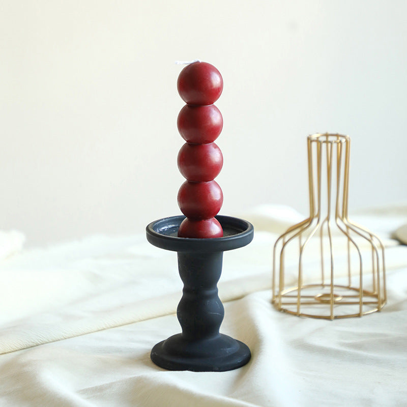 Verdrehte Spiral Deko Duftkerzenpaar für Zuhause
