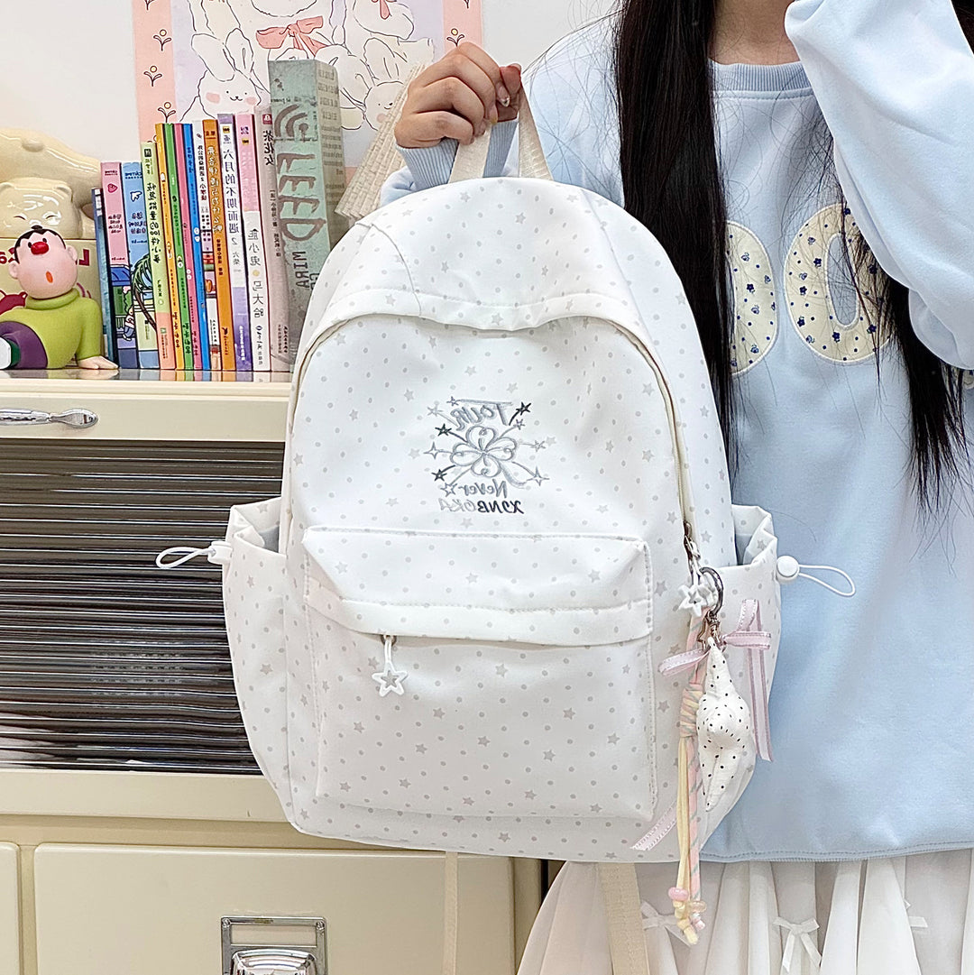 Stylische Schachbrettdruck-Rucksack Karnz