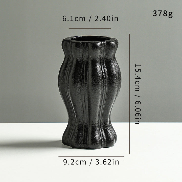Elegante dekorative Keramikblumenvase