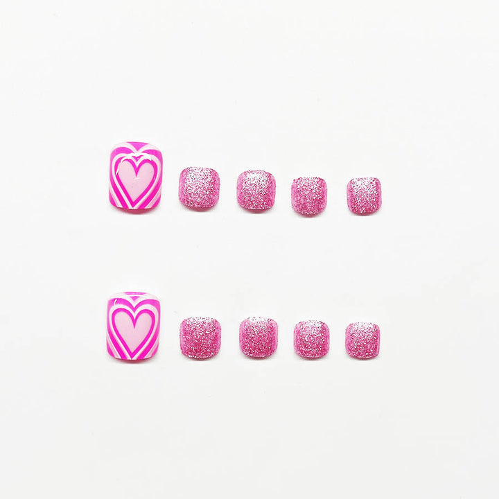Künstlerische Pediküre Nail Art Karnz
