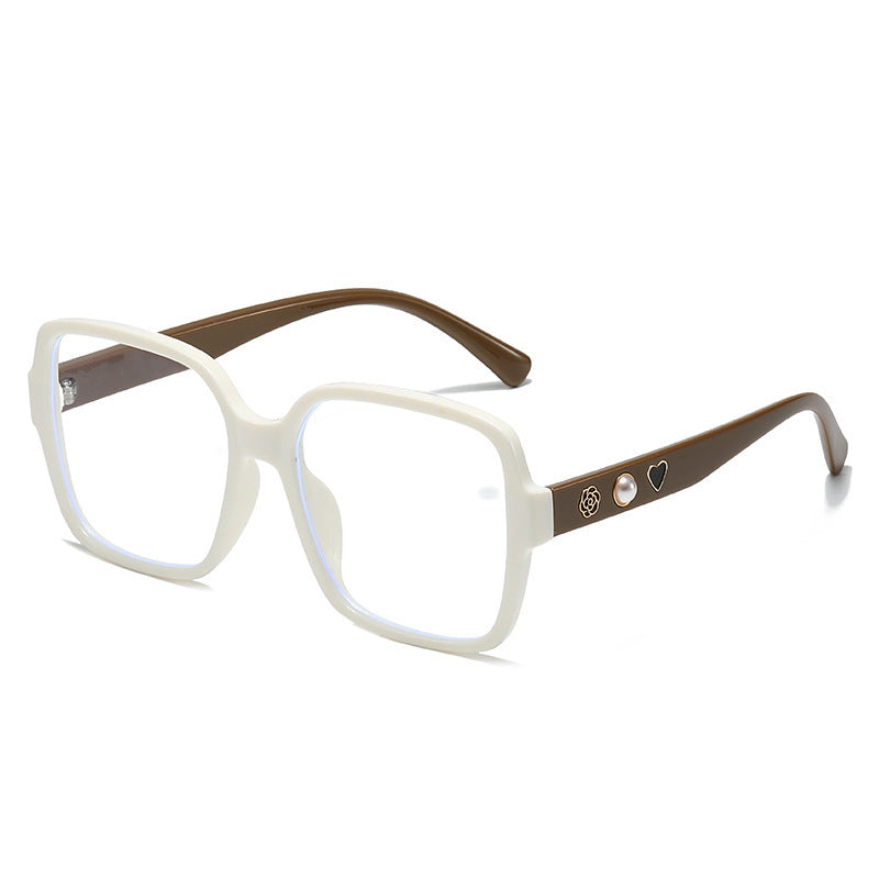 Elegante Übergroße Quadratische Fassung Brille Karnz